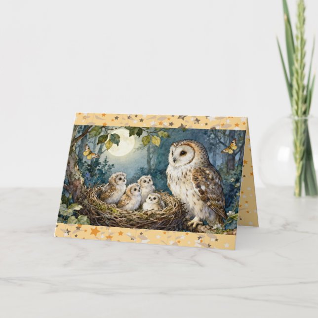 Tawny Nest Card (Front)
