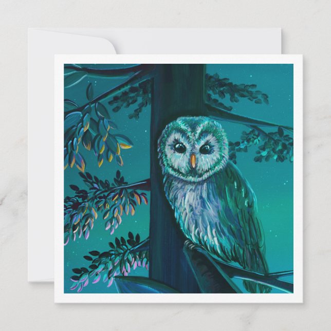 Tawny Owl - Mini Print (Front)
