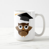 Tawny Owl Throwing Its Graduation Cap Mug