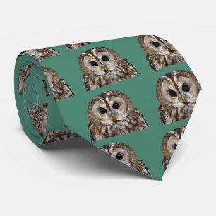 Tawny Owl Tie
