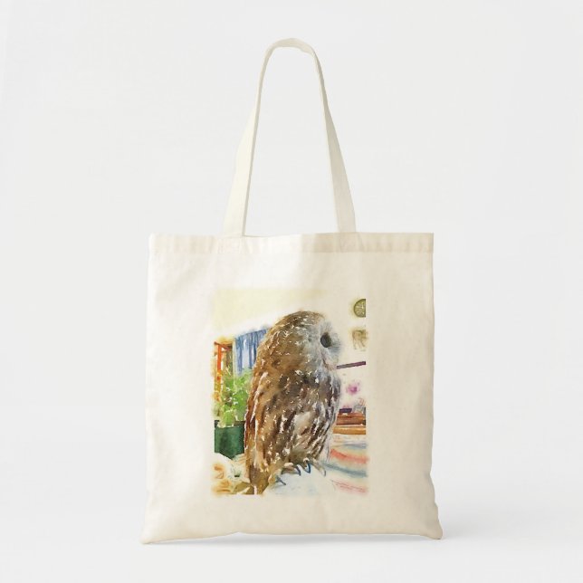 Tawny owl tote bag (Front)