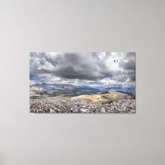Tawny Point Panorama - John Muir Trail Canvas Print (Front)