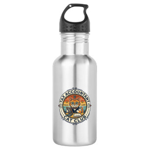 Tax Accountant Cat Cute Kitty Design - Tax Account 532 Ml Water Bottle