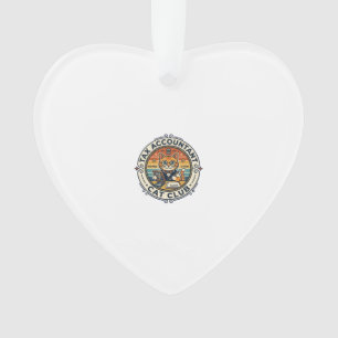 Tax Accountant Cat Cute Kitty Design - Tax Account Ornament