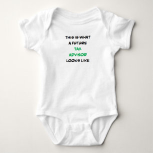 tax advisor, future baby bodysuit