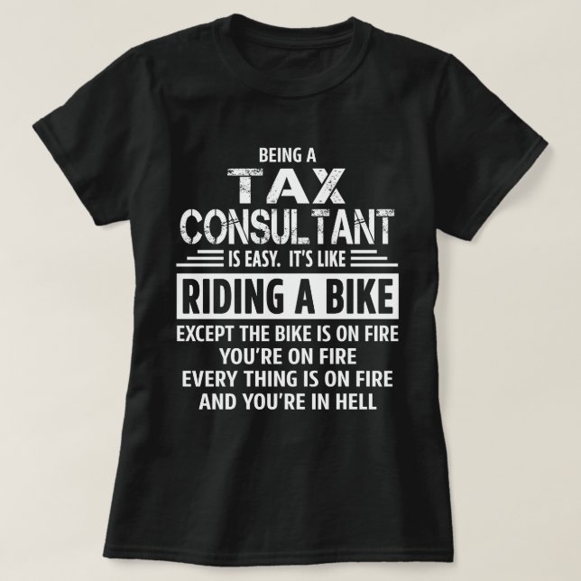 Tax Consultant T-Shirt (Design Front)