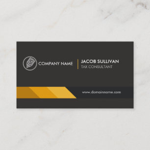 Tax Consultant Tax Preparer Business Card