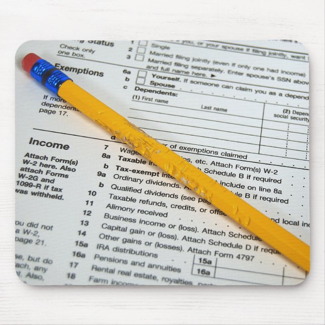 Tax Day Mouse Pad (Front)