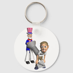 Tax Day Tradition Keychain