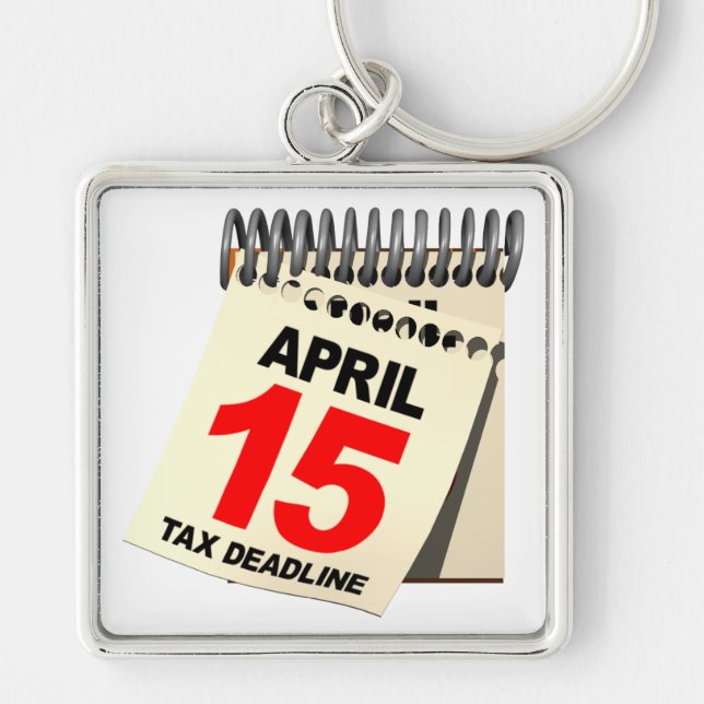 Tax Deadline Keychain (Front)