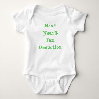 Tax Deduction Baby Bodysuit