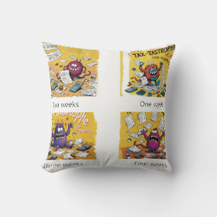 Tax Joy Throw Pillow