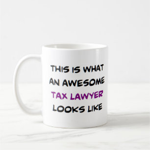 tax lawyer, awesome coffee mug
