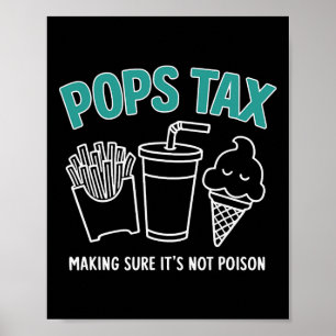 Tax Making Sure It's Not Poison Funny Dad Tee  Poster