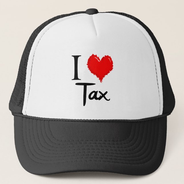 tax.png trucker hat (Front)