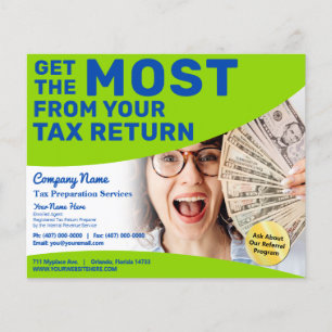 Tax Preparation (Preparer) Refund Flyer