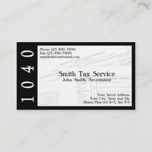 Income Tax Business Cards & Profile Cards | Zazzle CA