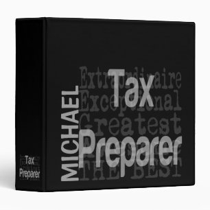 Tax Preparer Extraordinaire CUSTOM Binder