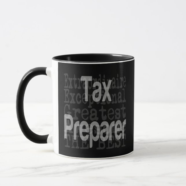 Tax Preparer Extraordinaire Mug (Left)