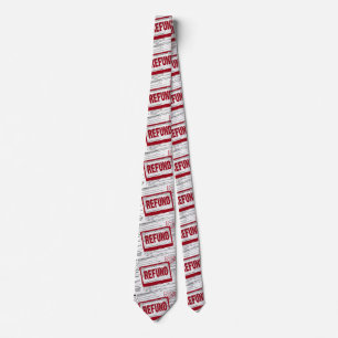 Tax Refund red stamp Tie
