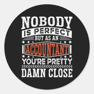Tax Season Cpa Certified Public Accounting Account Classic Round Sticker