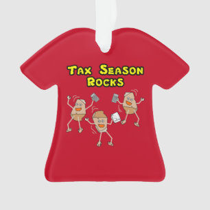 Tax Season Rocks Ornament