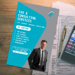 Tax Service Company Flyer<br><div class="desc">Introducing our Tax Services Business Flyer! Are you looking for a simple and effective way to promote your tax services? Look no further! Our professionally designed flyers are the perfect tool to attract potential clients and make your tax business stand out. Order our Tax Services Business Flyers today and give...</div>