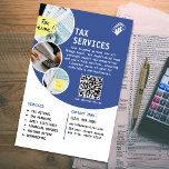 Tax Service Company Flyer<br><div class="desc">Introducing our Tax Services Business Flyer! Are you looking for a simple and effective way to promote your tax services? Look no further! Our professionally designed flyers are the perfect tool to attract potential clients and make your tax business stand out. Order our Tax Services Business Flyers today and give...</div>