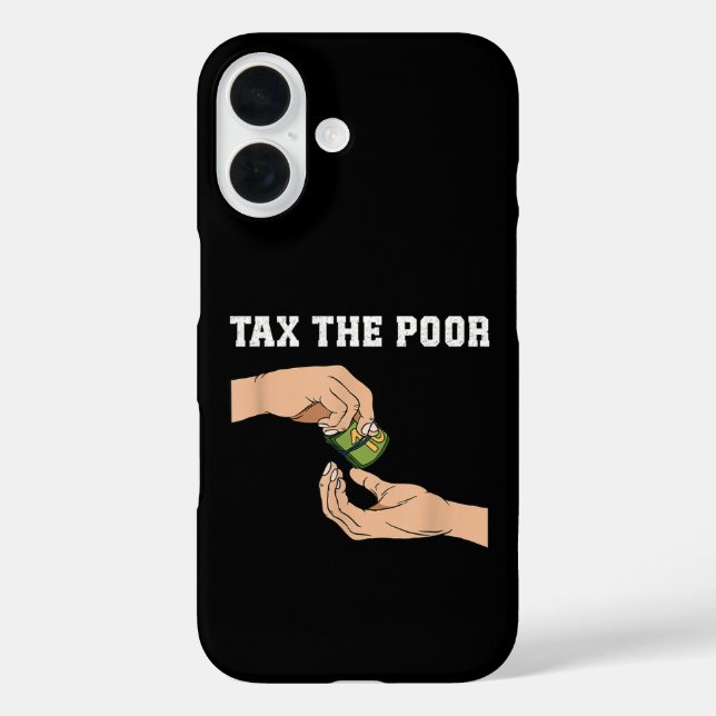 Tax The Poor Case-Mate iPhone Case (Back)