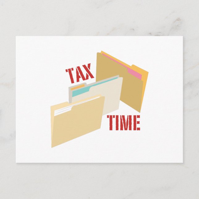 Tax Time Postcard (Front)