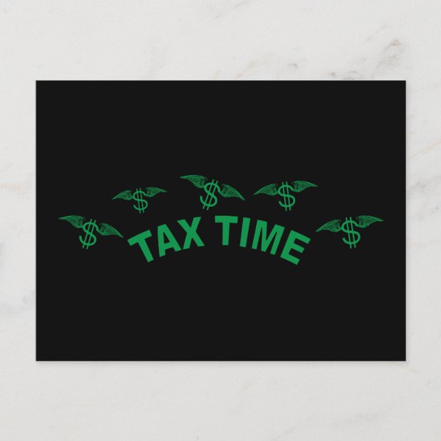 Tax Time Postcard (Front)