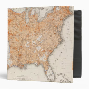 Taxation per Capita, Statistical US Lithograph Binder
