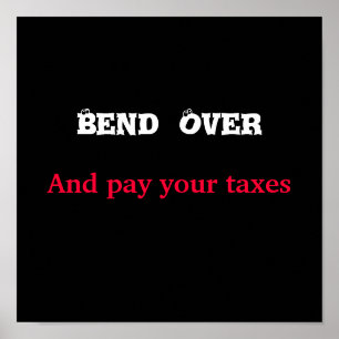 taxes poster