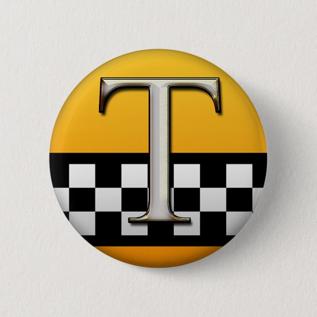 TAXI 2 INCH ROUND BUTTON (Front)