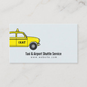 Taxi & Airport Shuttle Service Business Card