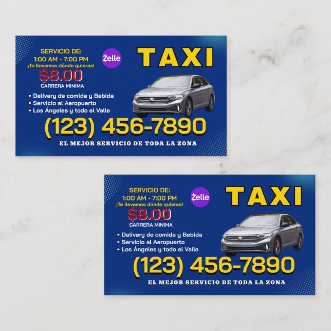TAXI BUSINESS CARD (Front/Back)