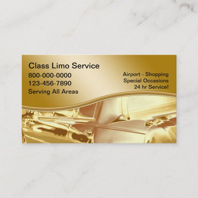 Taxi Business Cards (Front)