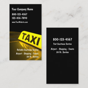 Taxi Business Cards