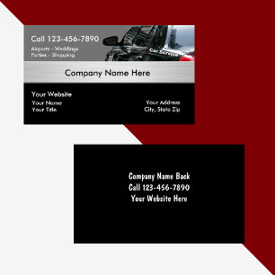 Taxi Cab Business Cards