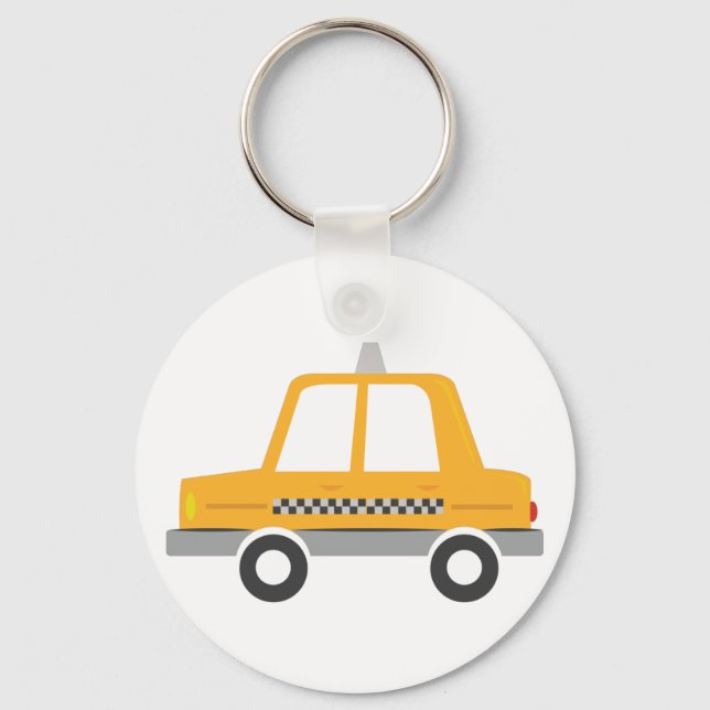 Taxi Cab Keychain (Front)