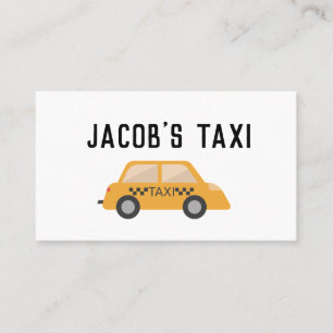 TAXI CAB Personalized Business Cards