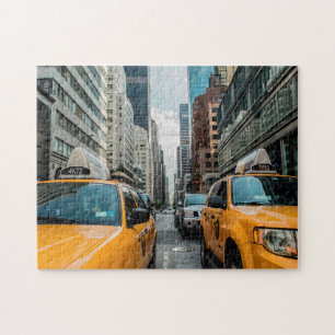 Taxi Cabs of New York. Jigsaw Puzzle