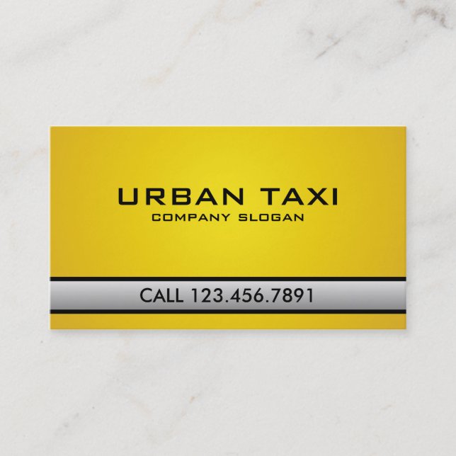 Taxi - cartes de visite (Devant)