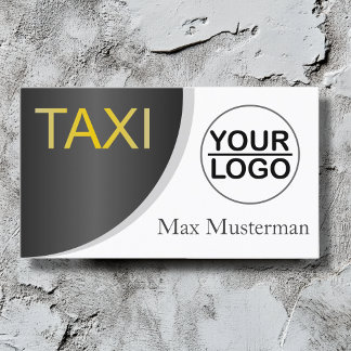 TAXI Cartes de visite avec LOGO