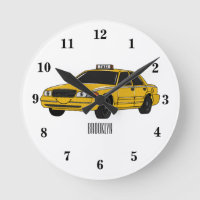 Taxi cartoon illustration