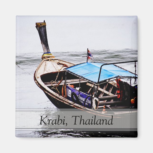 Taxi de l'eau : Krabi, Thaïlande Magnet (Devant)
