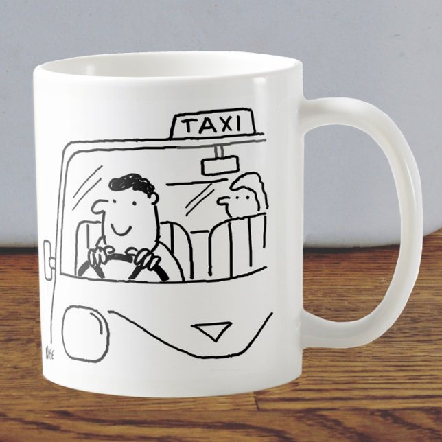 Taxi Driver Cartoon Coffee Mug (Creator Uploaded)