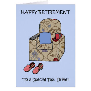 Taxi Driver Happy Retirement.