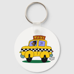 Taxi Driver Keychain