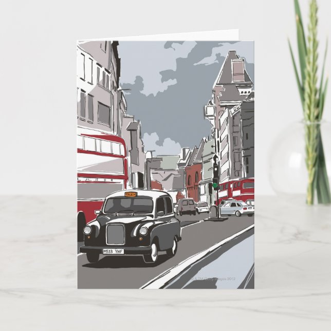 Taxi in London Card (Front)
